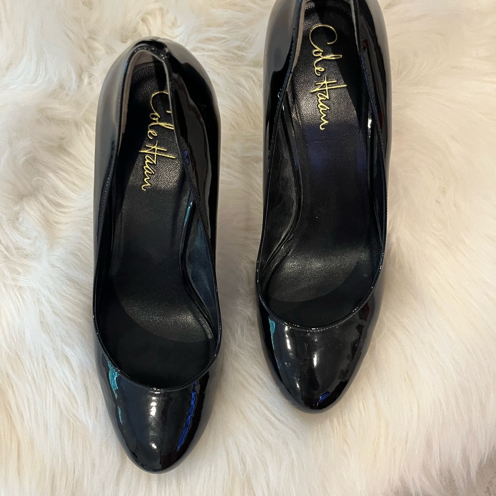 Cole Haan Black Patent Leather Heels